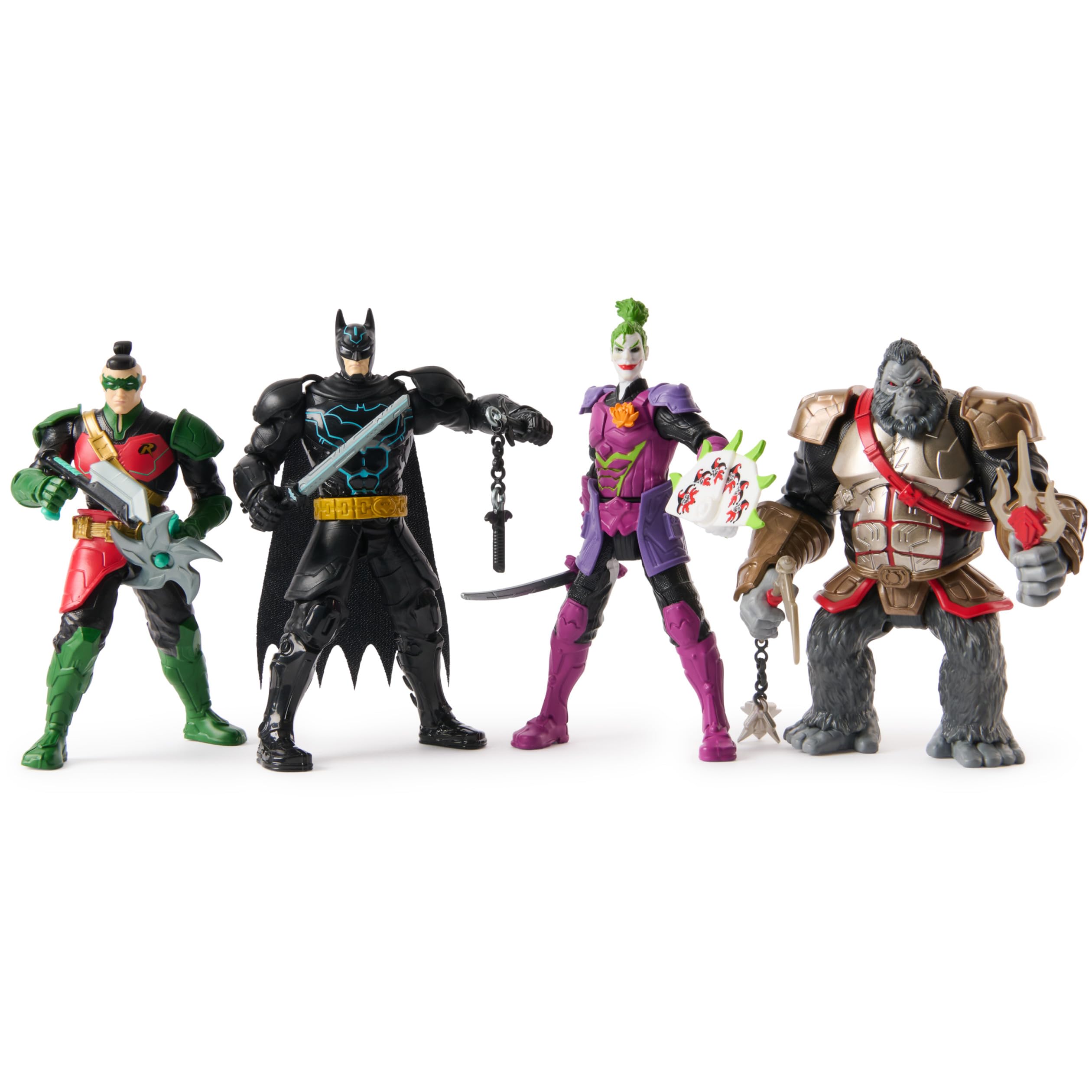 DC UNIVERSE classic DC Super Hero 6 体セット DC Comics, Batman™ Battle Clash 6” Ninja Strike Robin Action